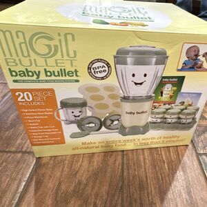 Magic Bullet Baby Bullet Electric Blender BPA Free With Recipes & Freezer Tray